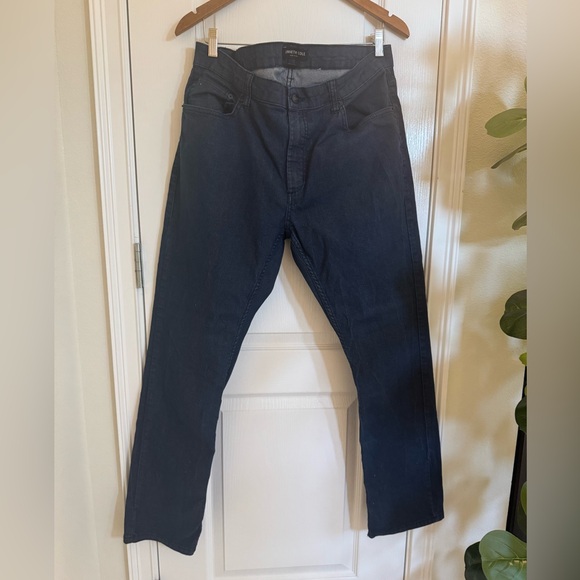 Kenneth Cole Men’s Dark Blue Slim Straight Jeans in 38 x 32 - Picture 2 of 4